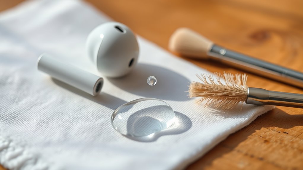 cleaning apple earbuds properly