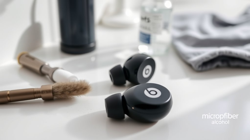 cleaning beats earbuds properly