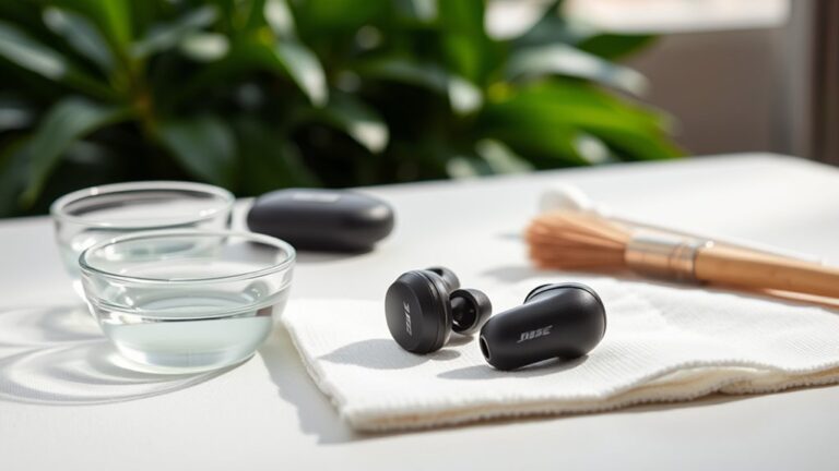 cleaning bose earbuds properly