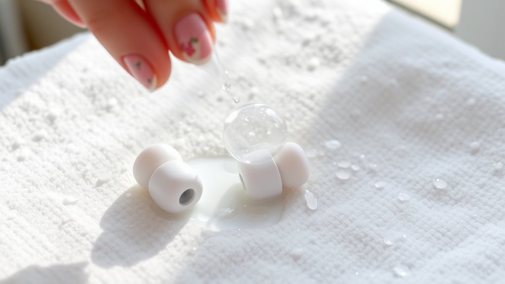 cleaning foam earbud tips