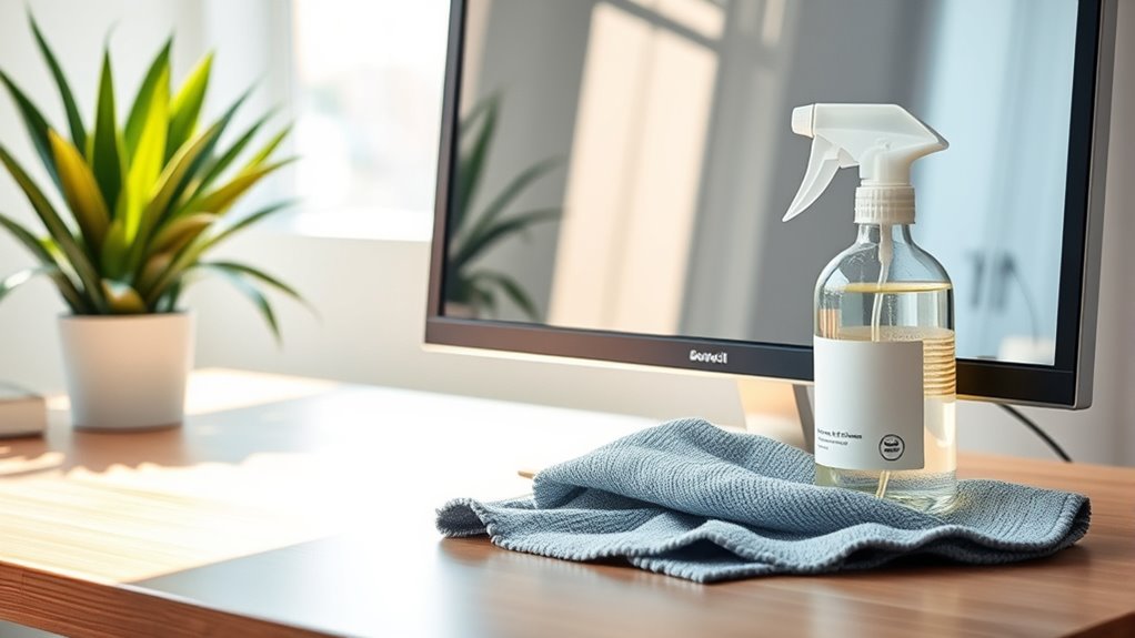 cleaning monitor screen tips