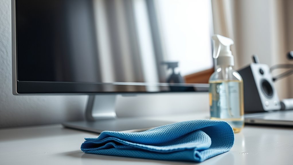 cleaning pc monitor effectively