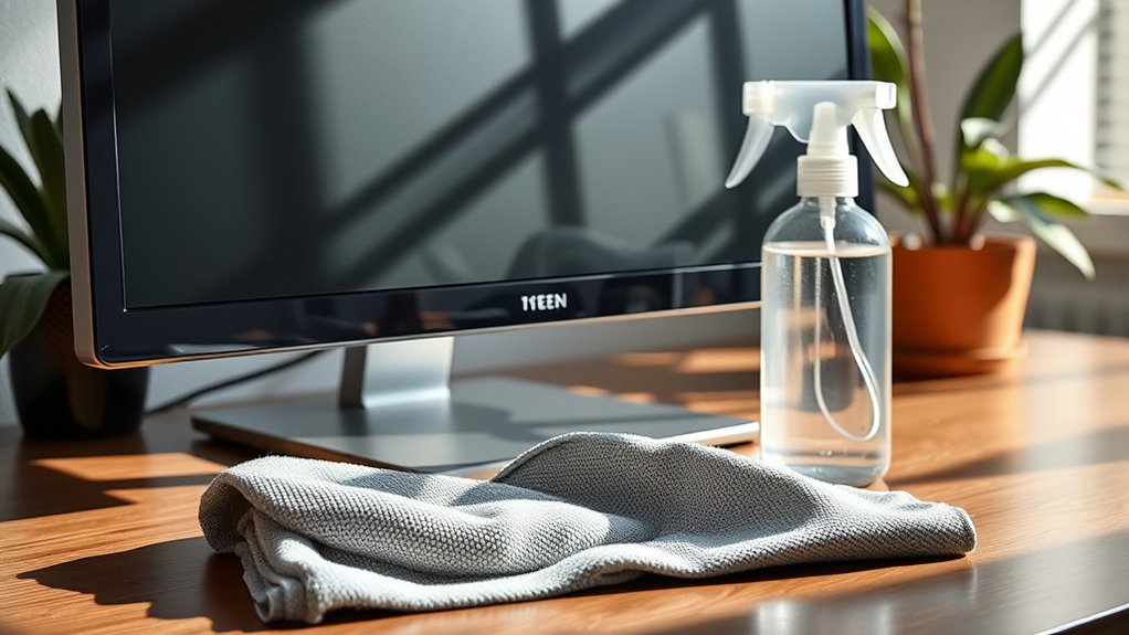 cleaning solution for monitors