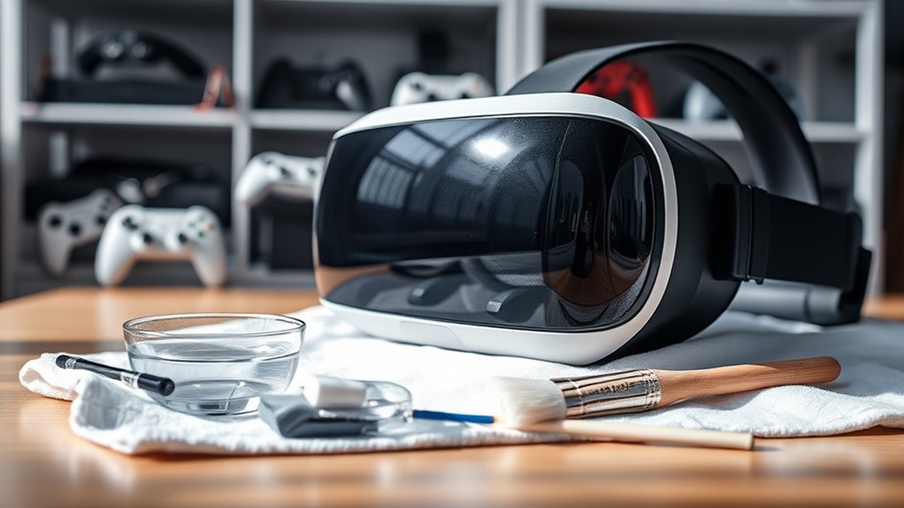 cleaning your vr headset