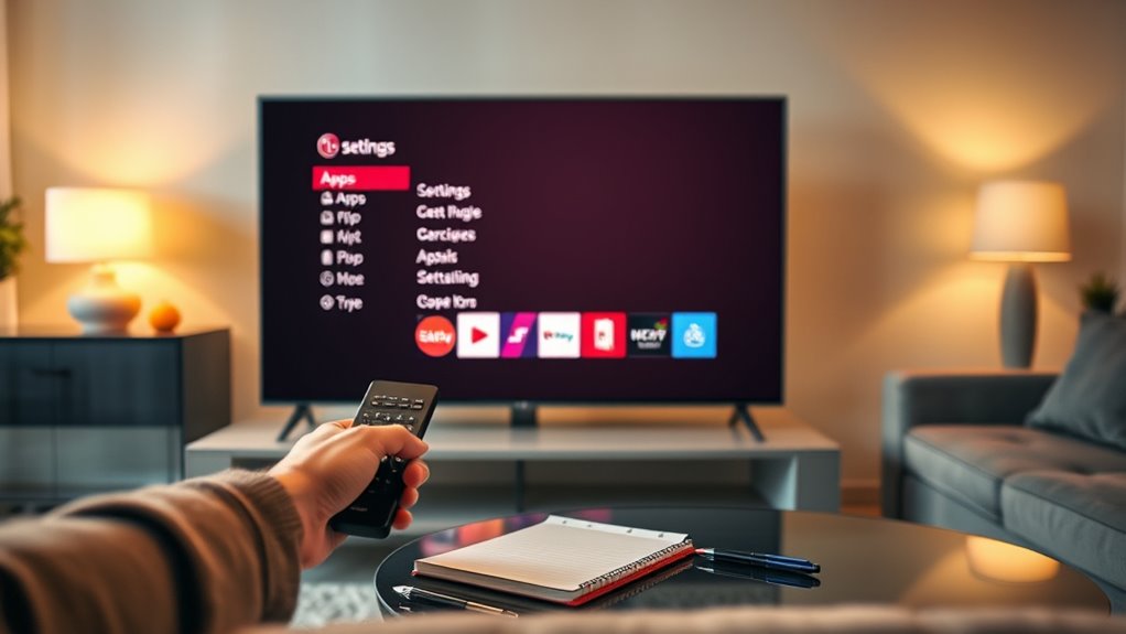 clear app cache lg tv