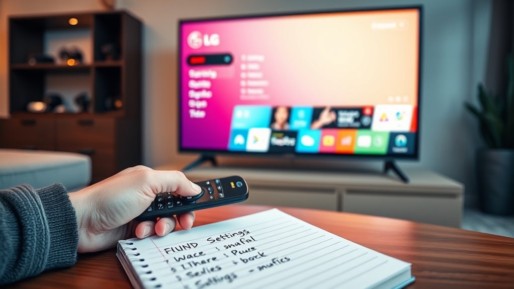 clear cache on lg tv