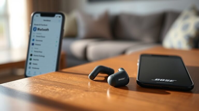 connect bose qc earbuds