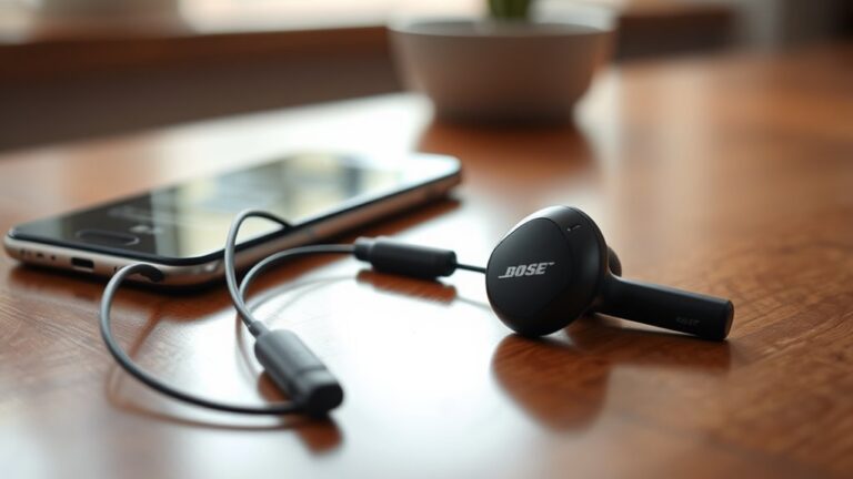 connect bose quietcomfort earbuds