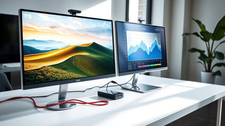 connect dual monitor setup