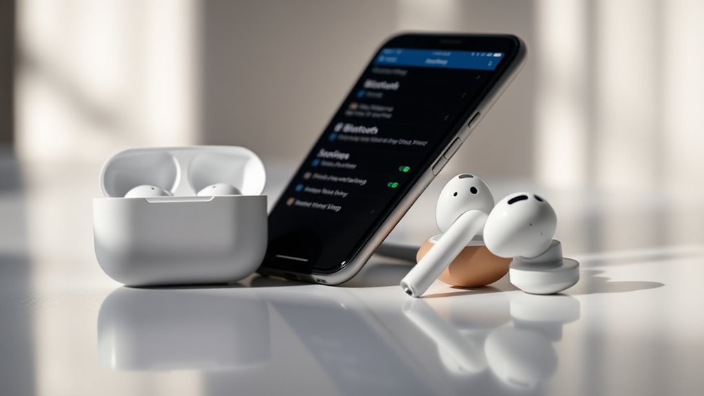 connect earbuds to phone