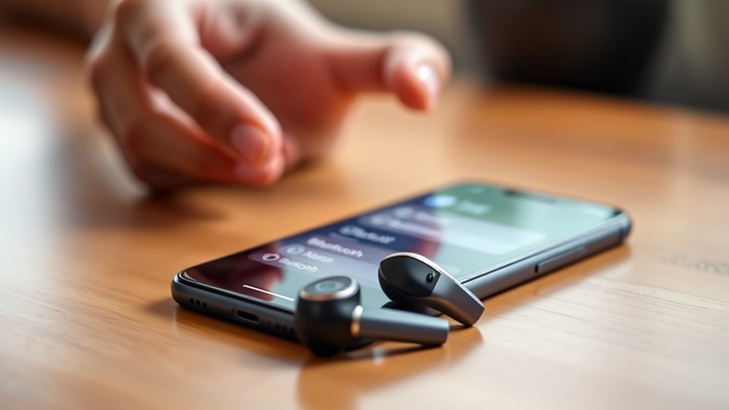 connect earbuds to phone