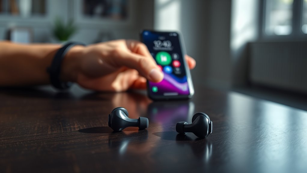 connect earbuds to phone