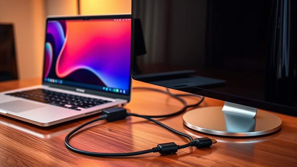 connect laptop to monitor