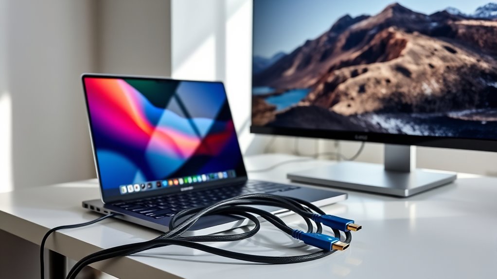 connect laptop to monitor