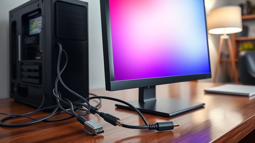 connect monitor to pc