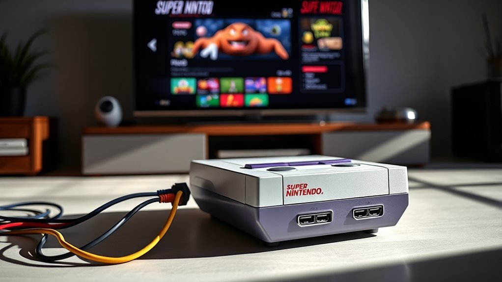 connect snes to smart tv