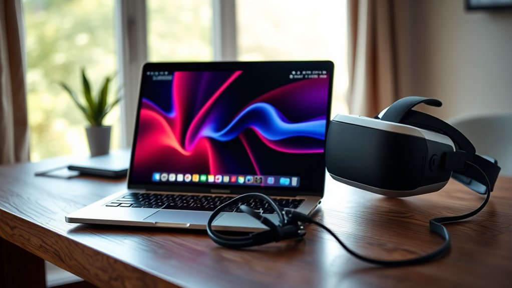 connect vr headset laptop
