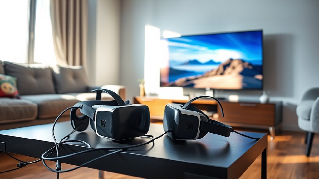 connect vr headset to tv