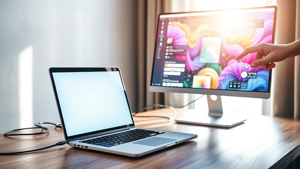 connecting a second display