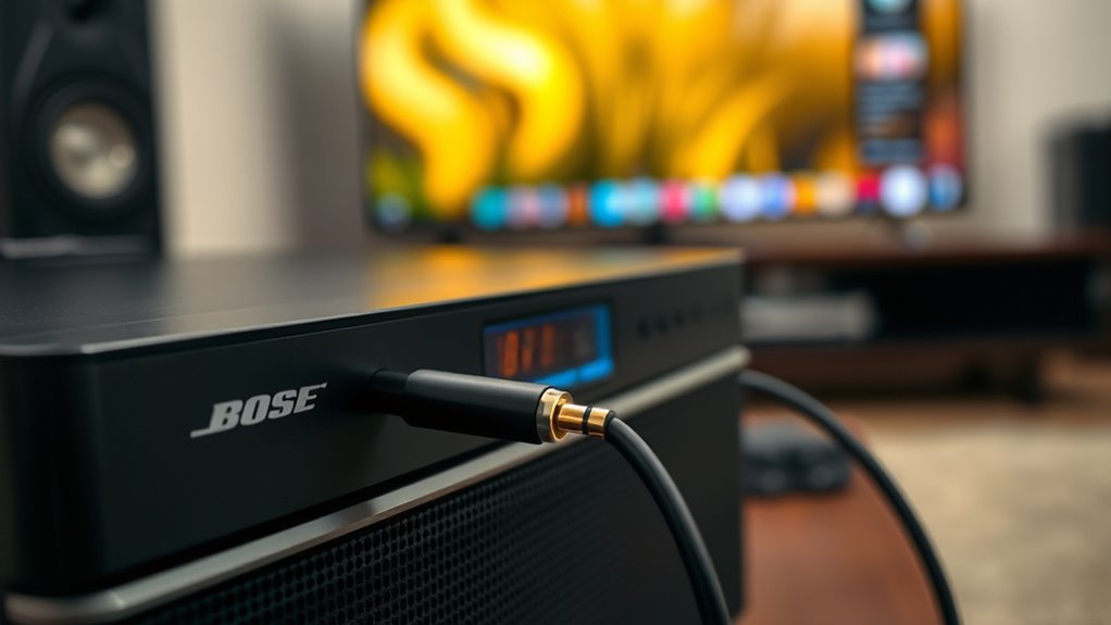 connecting bose to tv