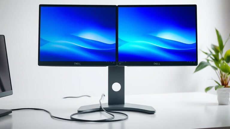 connecting dell monitors together