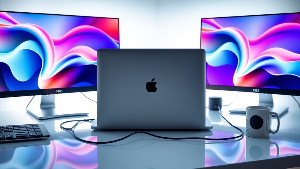 connecting dual monitors setup