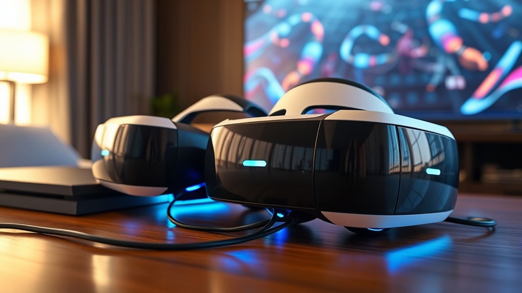connecting dual vr headsets