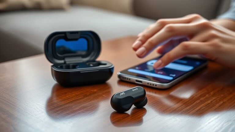 connecting jvc bluetooth earbuds
