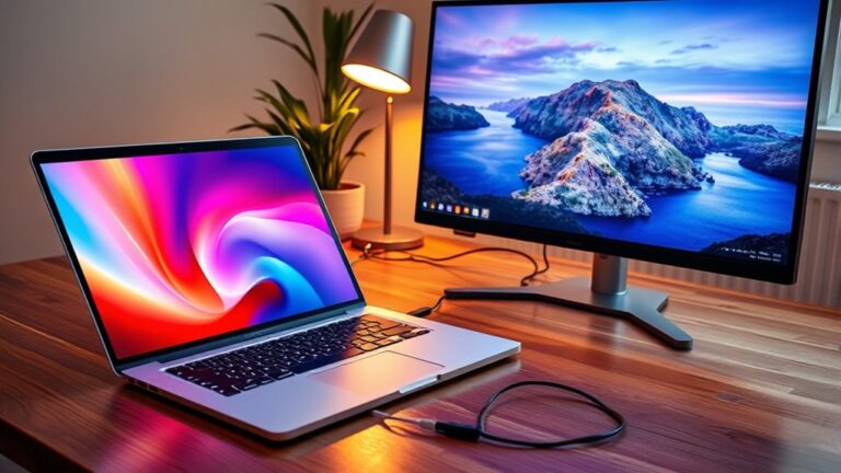 connecting laptop to monitor