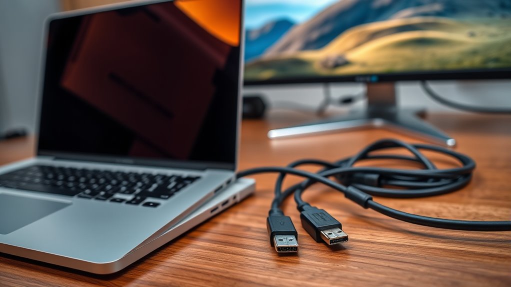 connecting monitor to laptop