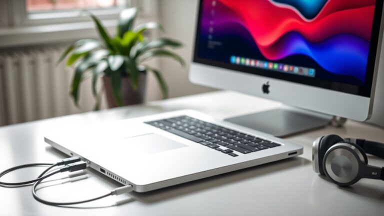 connecting monitor to macbook