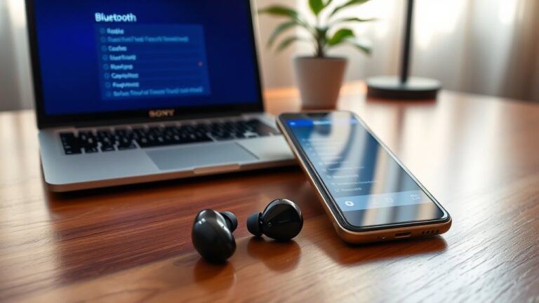 connecting sony earbuds laptop