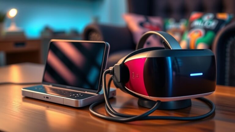 connecting vr headset switch