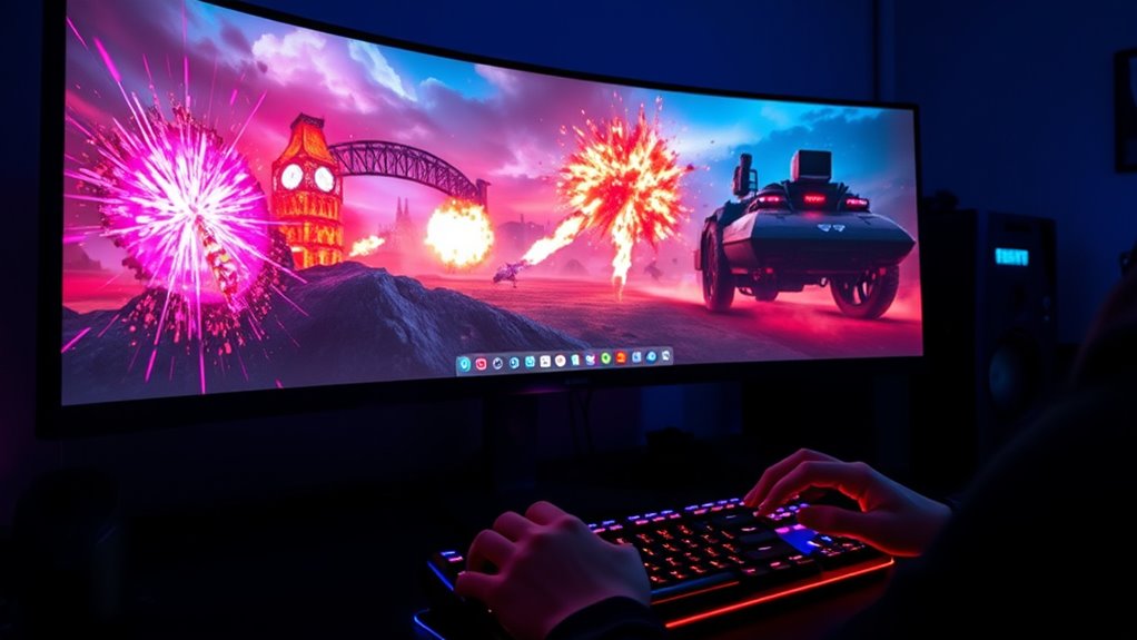 curved monitors enhance gaming experience