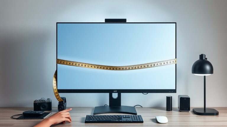 determine pc monitor dimensions