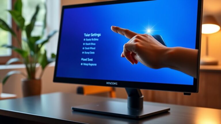 disable touchscreen monitor temporarily