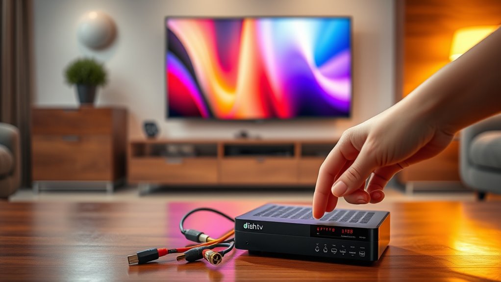 dish tv smart tv connection