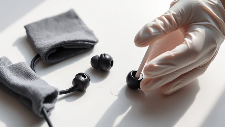 disinfecting earbuds effectively