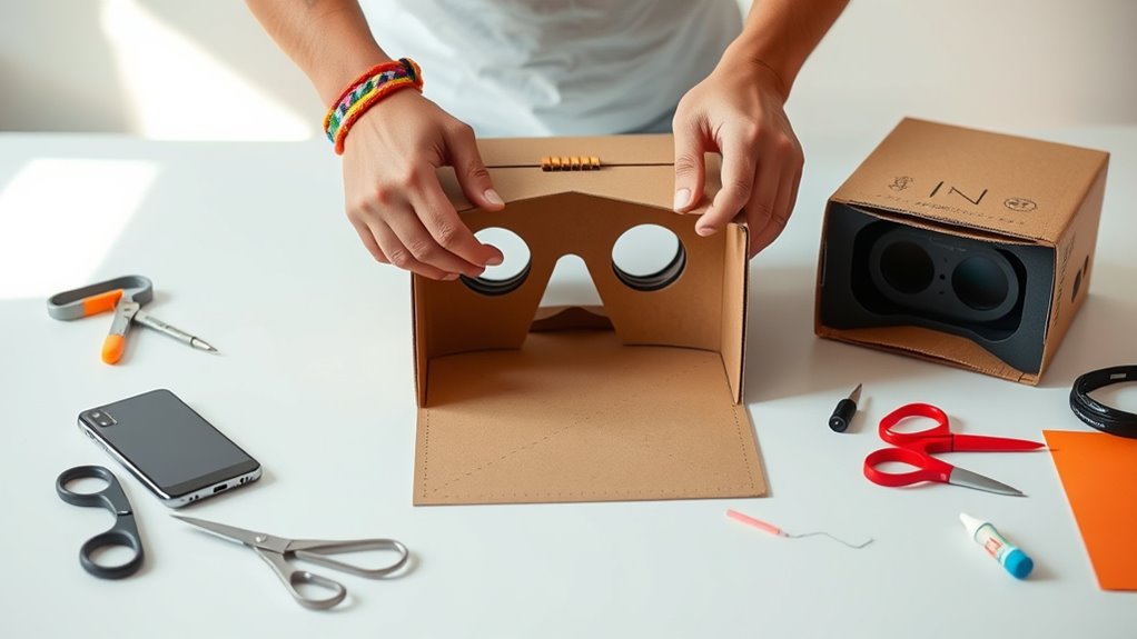 diy cardboard vr headset