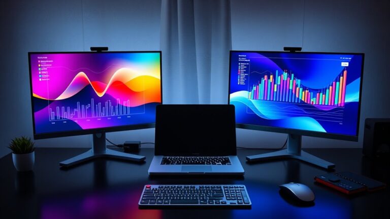 dual monitor laptop setup