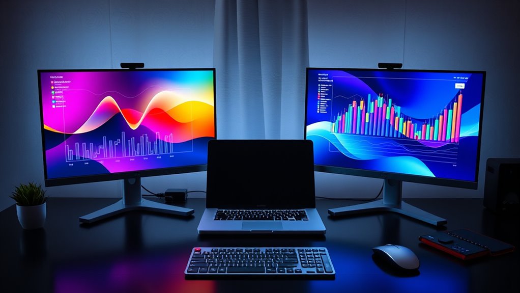 dual monitor laptop setup