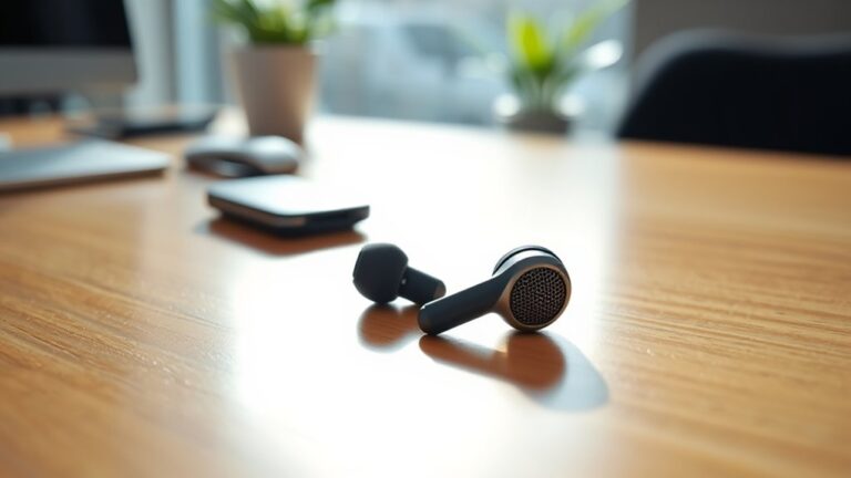 earbuds equipped with microphones