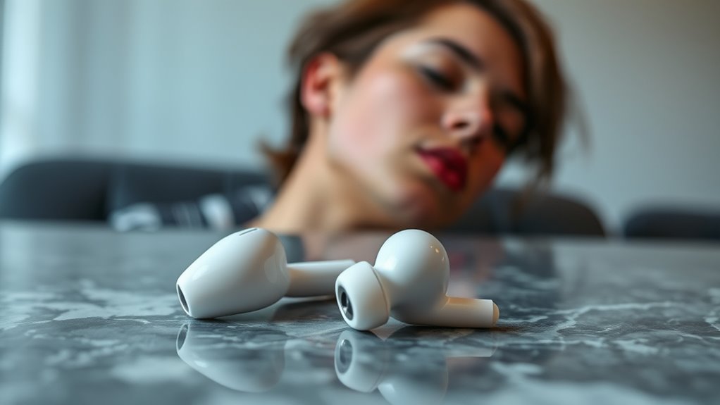 earbuds may induce vertigo