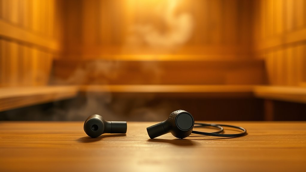 earbuds unsuitable for sauna