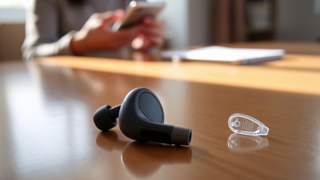 earbuds versus hearing aids
