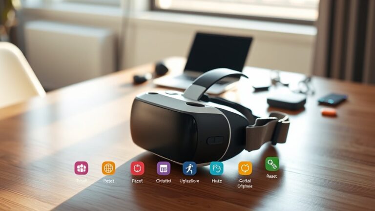 factory reset vr headset