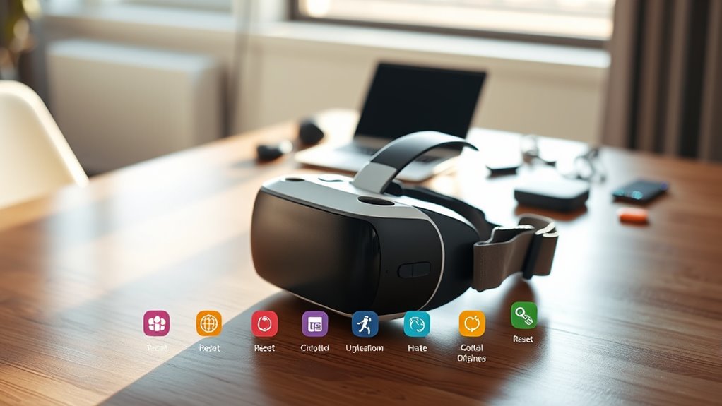 factory reset vr headset