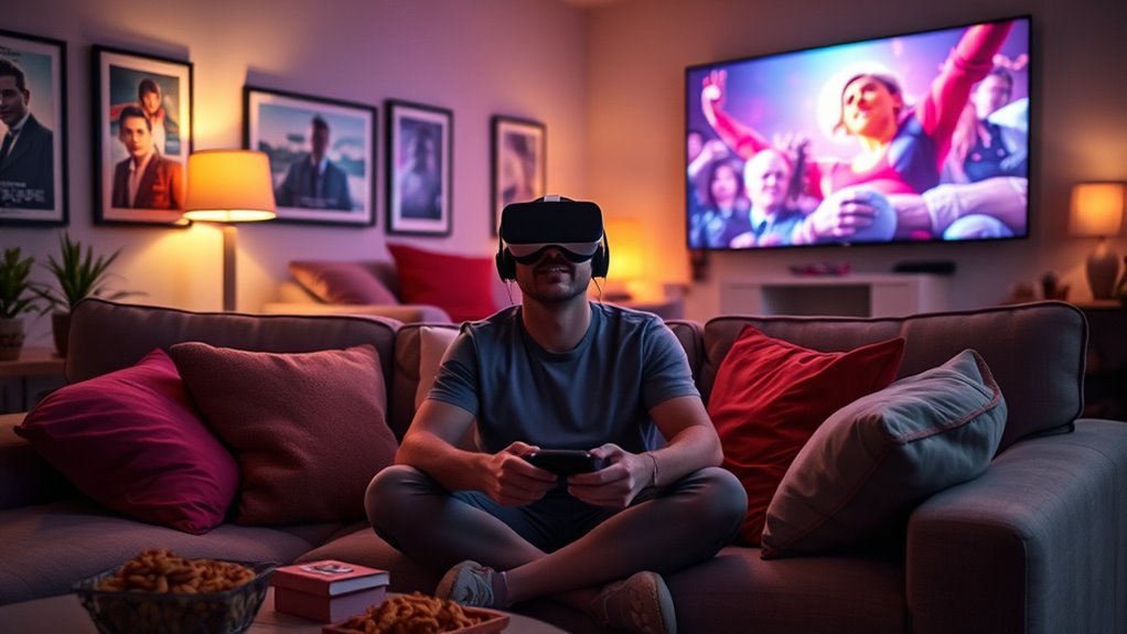 immersive movie watching experience