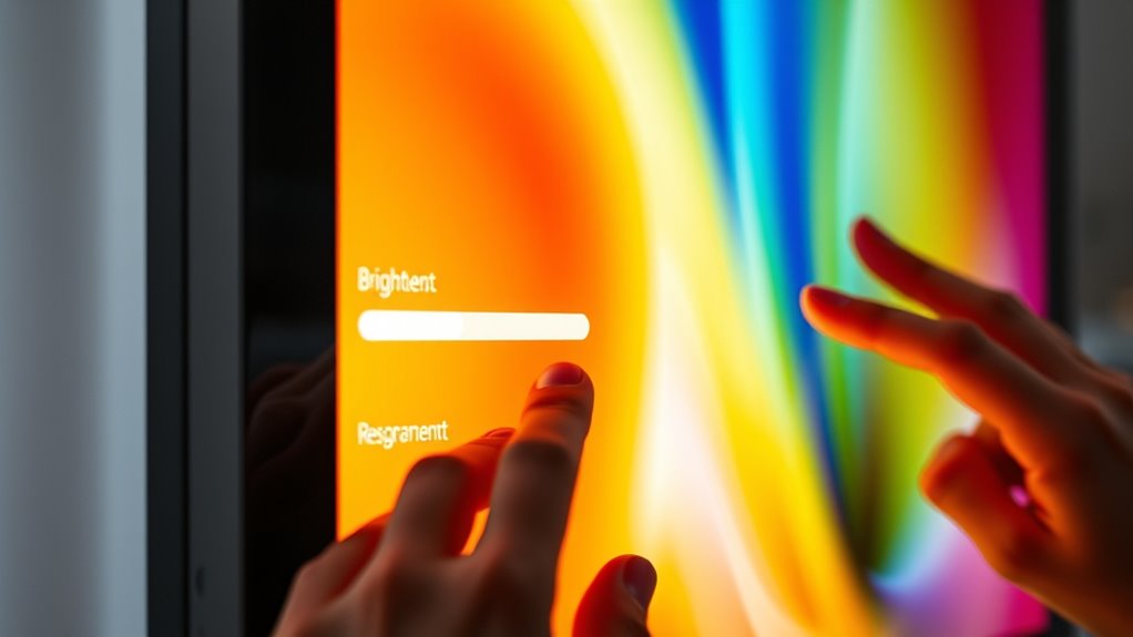 increase monitor brightness settings