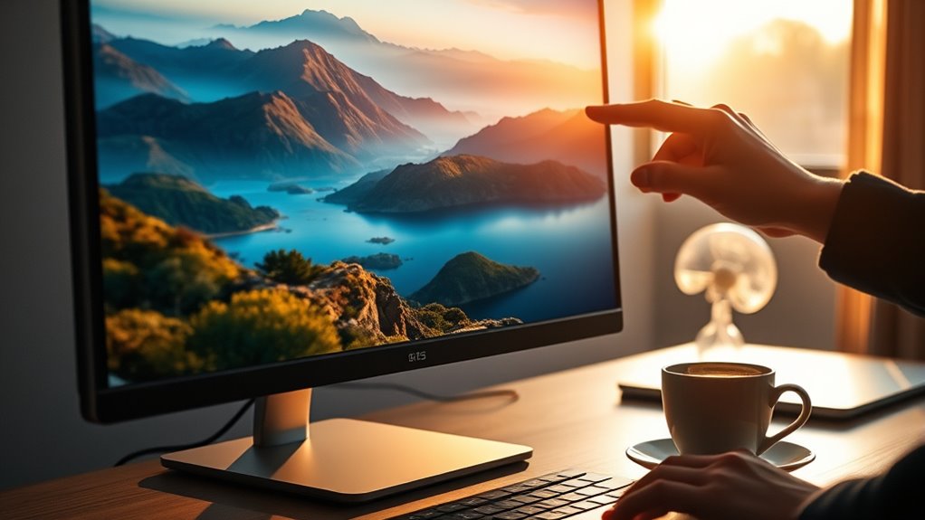 increase monitor brightness settings